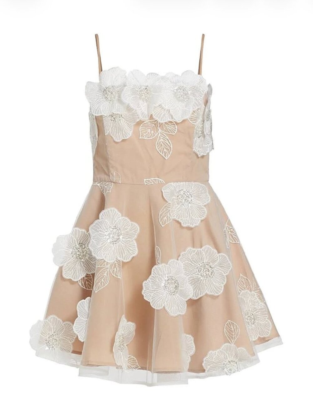 Elliatt Dahlia Mini Dress - Ivory/Nude - Picture 4 of 5